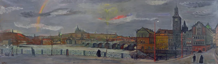 Uitzicht op Praag, 1939